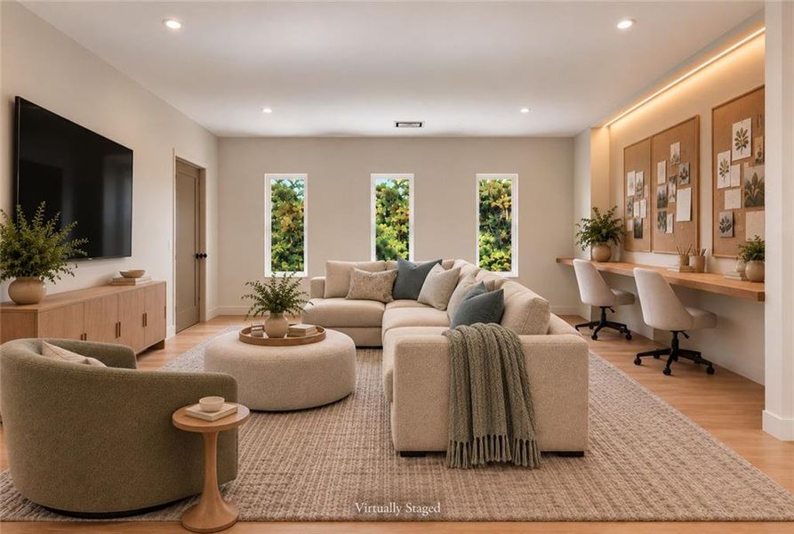 Furnished interior view inside a new home in , Dunwoody (Image 53).
