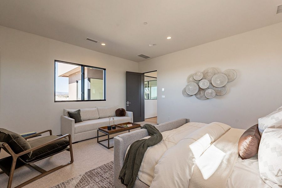 Furnished interior view inside a new home in Village at Seven Desert Mountain, Scottsdale (Image 34).