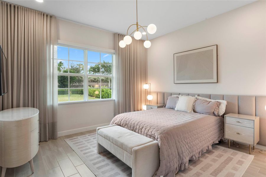 Furnished interior view inside a new home in Arden: The Waterford Collection, Loxahatchee (Image 37).