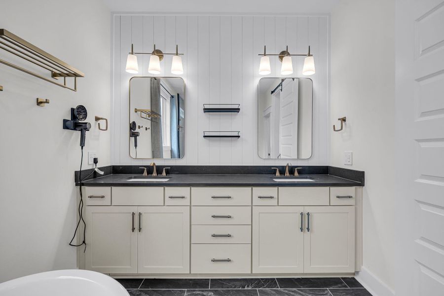 Furnished interior view inside a new home in Overlook at Copahee Sound, Awendaw (Image 18).