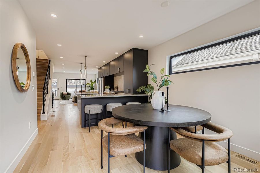 Furnished interior view inside a new home in , Denver (Image 14).