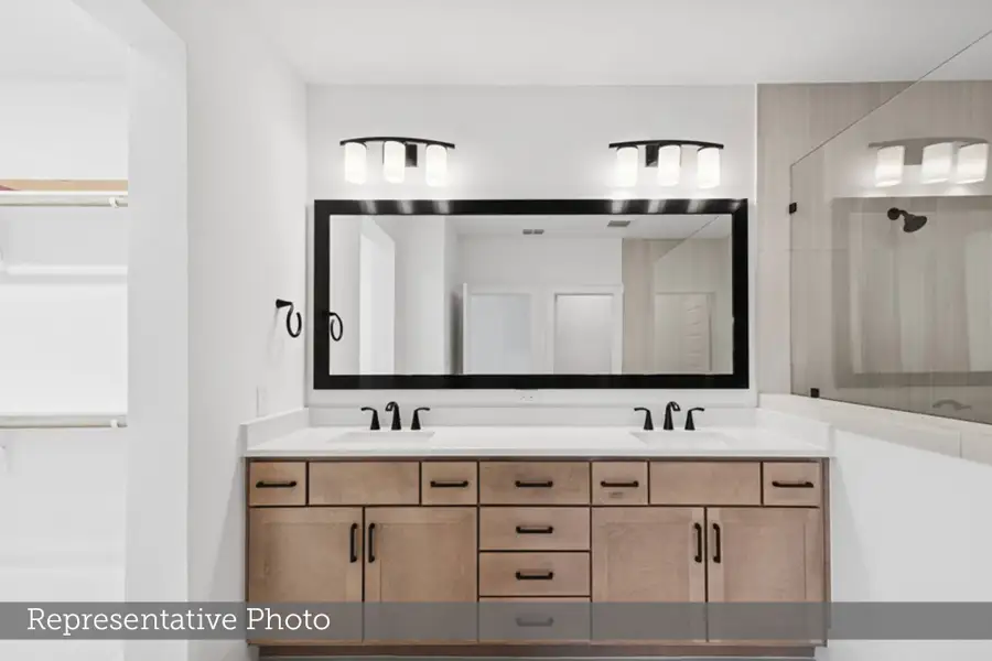 Furnished interior view inside a new home in Easthaven at Bridgeland Central - Vision Collection, Cypress (Image 5).