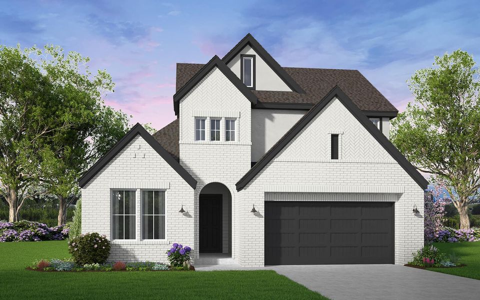 Representative exterior photo of a completed home built from the Plymouth by Brookfield Residential in 50' Traditional Homes at Elyson, Katy, TX (Image 2). Representative exterior photo of a completed home built from the Plymouth by Brookfield Residential in 50' Traditional Homes at Elyson, Katy, TX (Image 2).