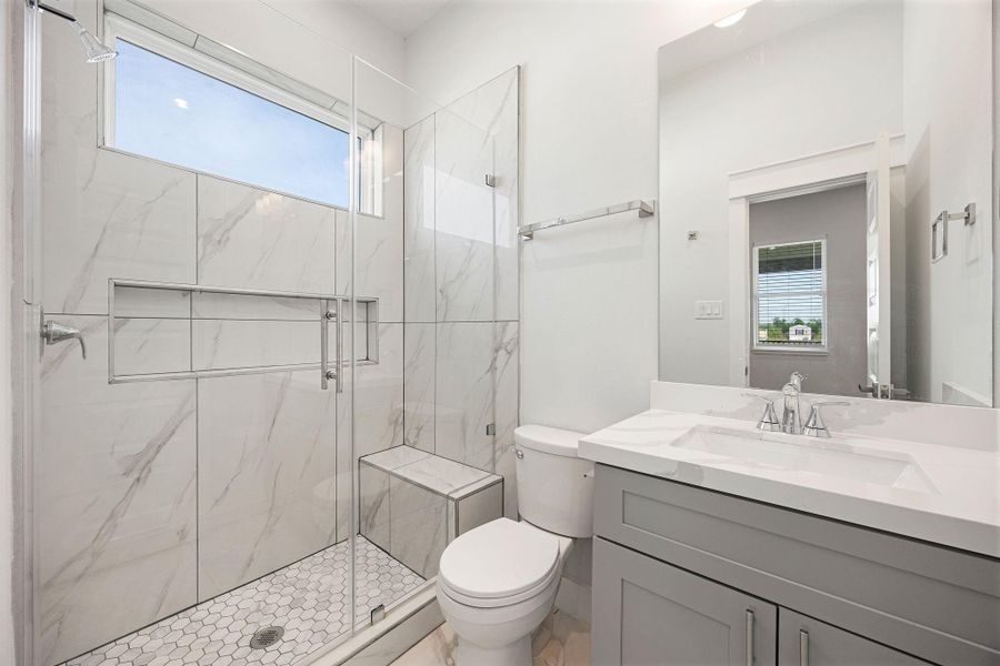 Furnished interior view inside a new home in , Cleveland (Image 16).