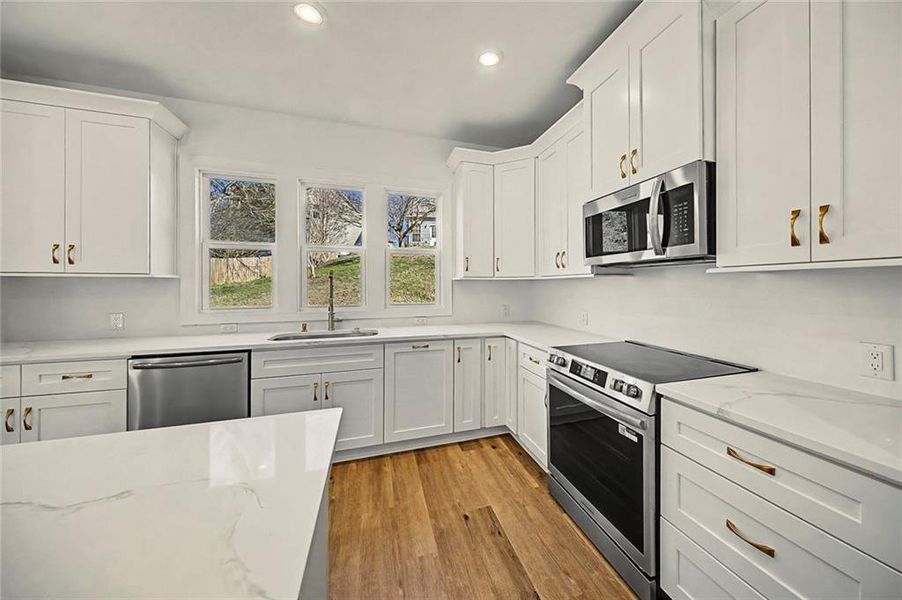 Furnished interior view inside a new home in , Canton (Image 7).