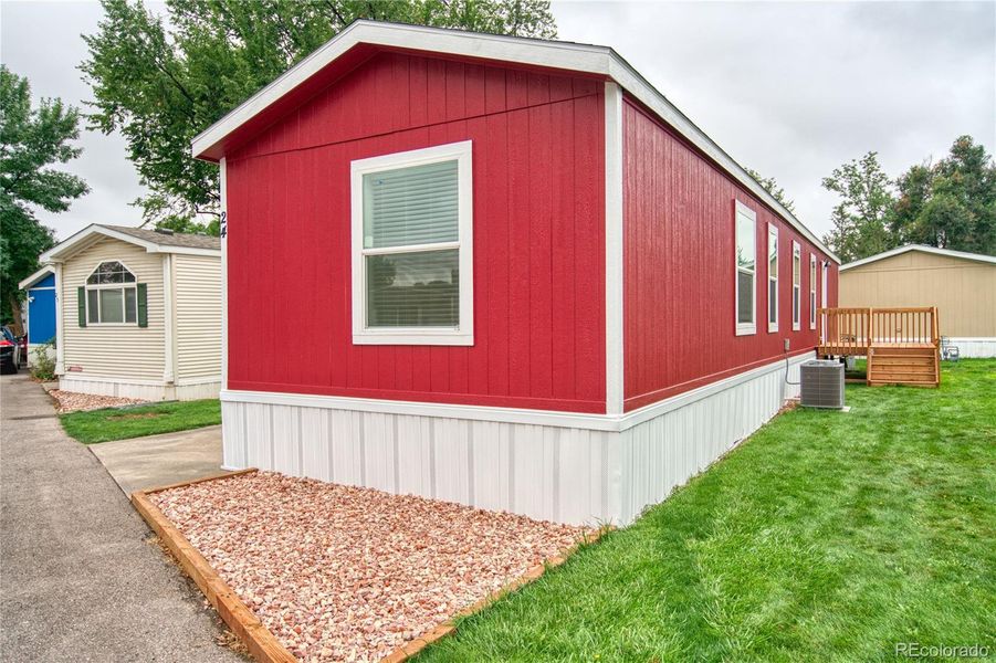 Exterior details and patio area of a home in , Fort Collins (Image 20). Exterior details and patio area of a home in , Fort Collins (Image 20).