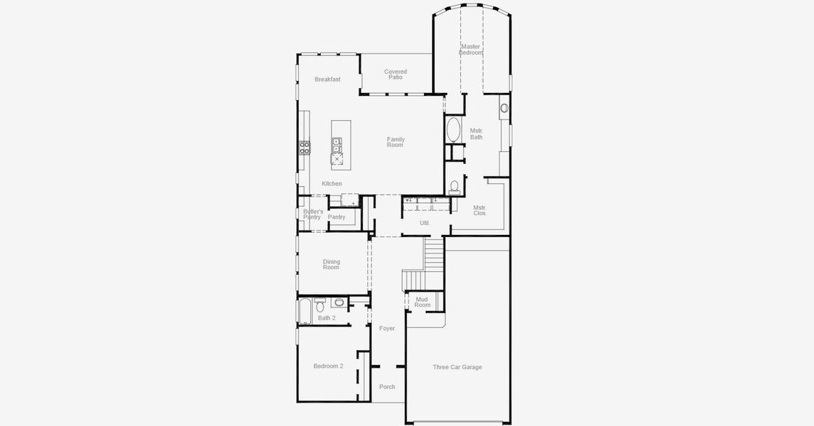 2D floor plan layout for the Ingleside - 50 Homesites by Coventry Homes in Two Step Farm, Montgomery, TX (Image 27). 2D floor plan layout for the Ingleside - 50 Homesites by Coventry Homes in Two Step Farm, Montgomery, TX (Image 27).