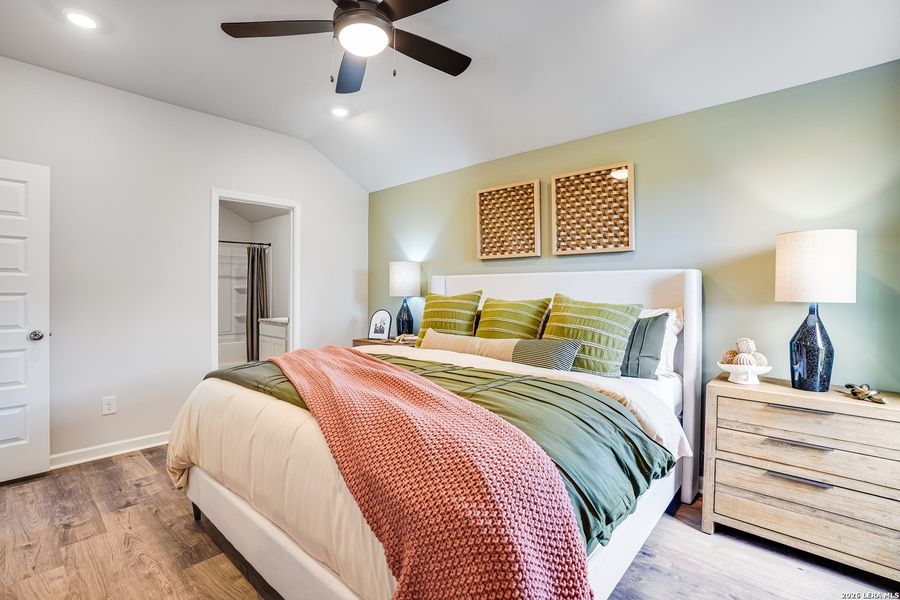 Furnished interior view inside a new home in Red Hawk Landing, San Antonio (Image 15).