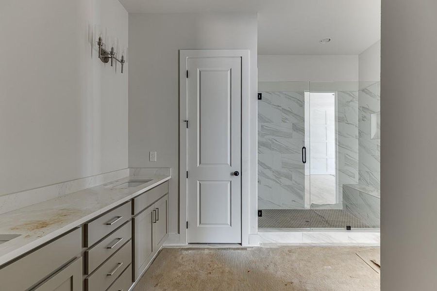 In-progress construction of a new home in , Cumming, GA (Image 22).