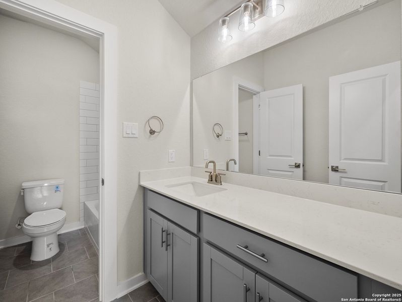 Furnished interior view inside a new home in Morgan Meadows, San Antonio (Image 7). Furnished interior view inside a new home in Morgan Meadows, San Antonio (Image 7).