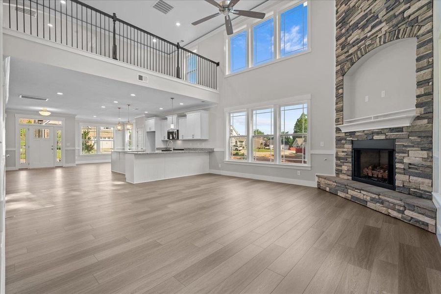 Furnished interior view inside a new home in Lakeside at Blue Ridge Plantation, Taylors (Image 6).