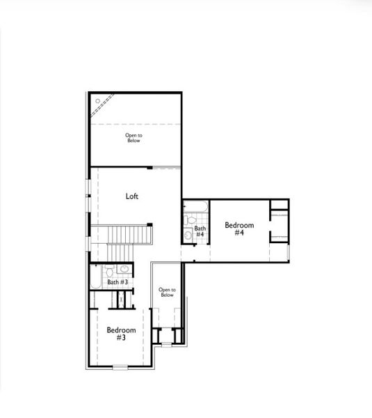 2D floor plan layout for the Redford Plan by Highland Homes in Goodland: 53ft. lots, Midlothian, TX (Image 25). 2D floor plan layout for the Redford Plan by Highland Homes in Goodland: 53ft. lots, Midlothian, TX (Image 25).