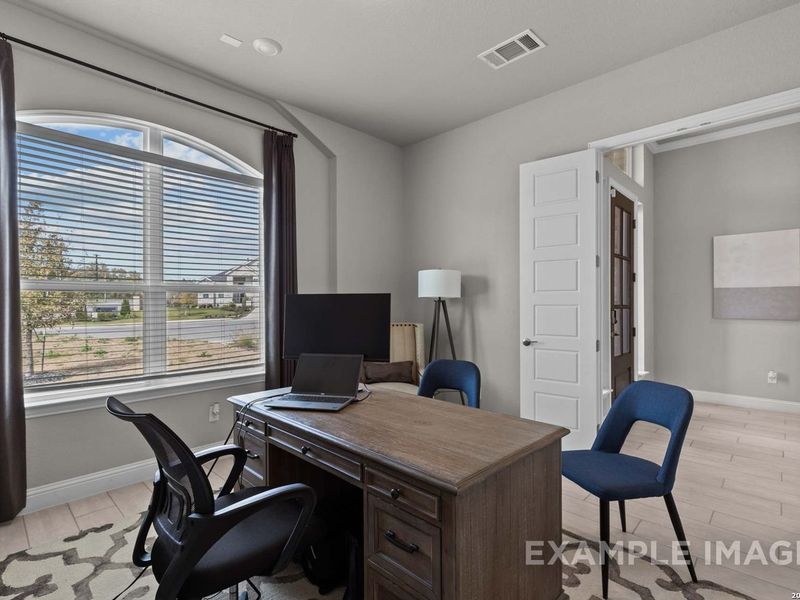 Furnished interior view inside a new home in The Reserve at Potranco Oaks, Castroville (Image 8).