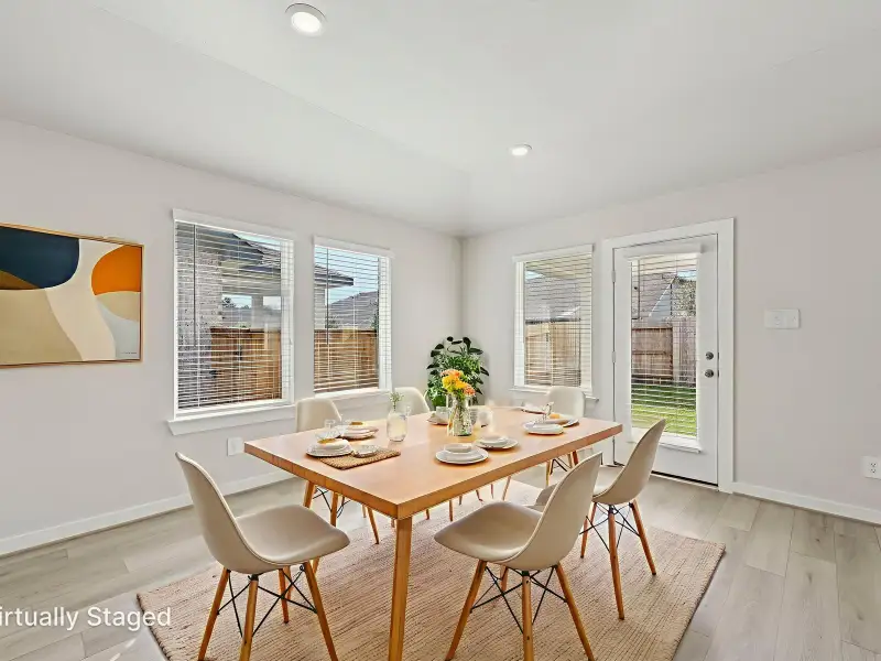 Furnished interior view inside a new home in Stewart's Ranch, Conroe (Image 3).