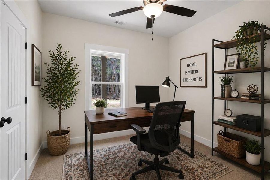 Furnished interior view inside a new home in , Rockmart (Image 15).