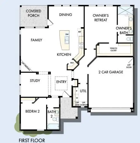 2D floor plan layout of this home in , Summerville, SC (Image 4).
