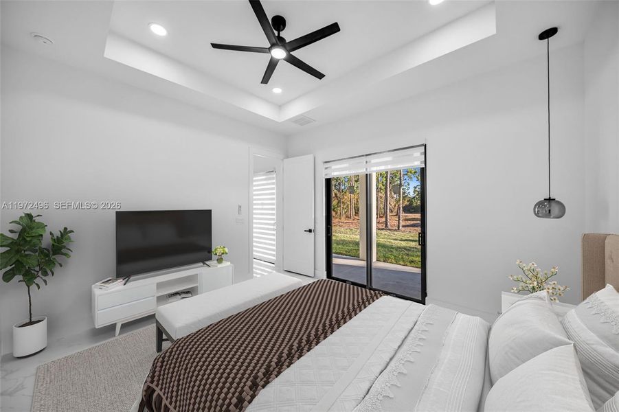 Furnished interior view inside a new home in , Lehigh Acres (Image 8).