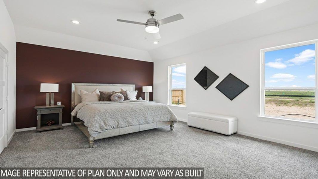 Furnished interior view inside a new home in Silverthorne, Conroe (Image 30).
