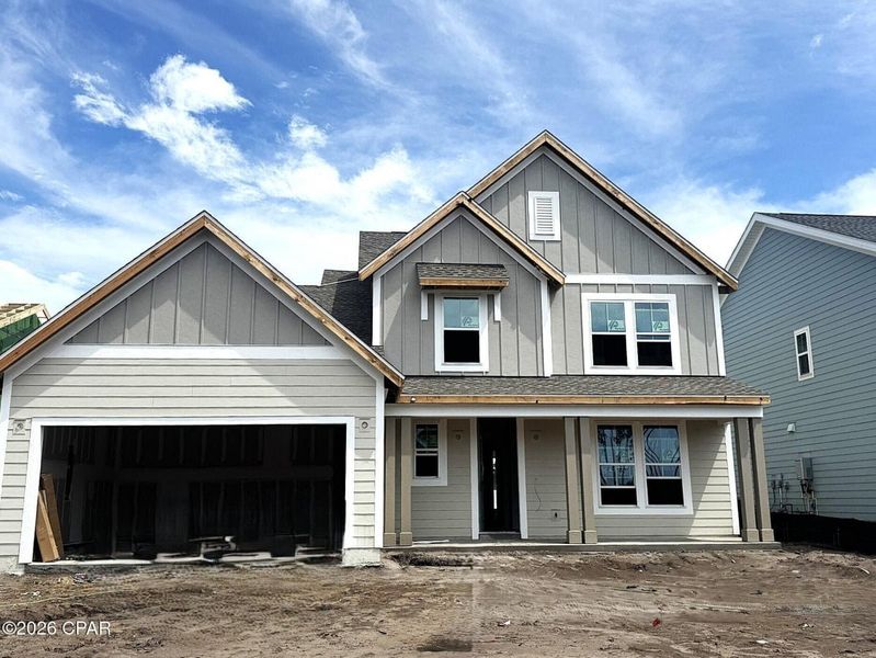In-progress construction of a new home in Breakfast Point East, Panama City Beach, FL (Image 6).