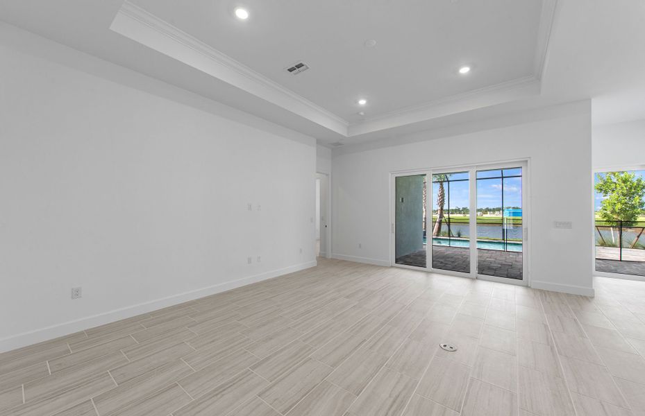 Spacious, unfurnished interior of a new home in BeachWalk by Manasota Key, Englewood (Image 22).