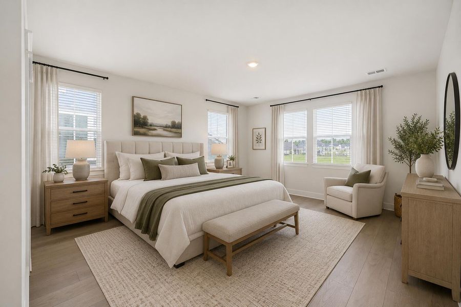 Furnished interior view inside a new home in , Summerville (Image 8).
