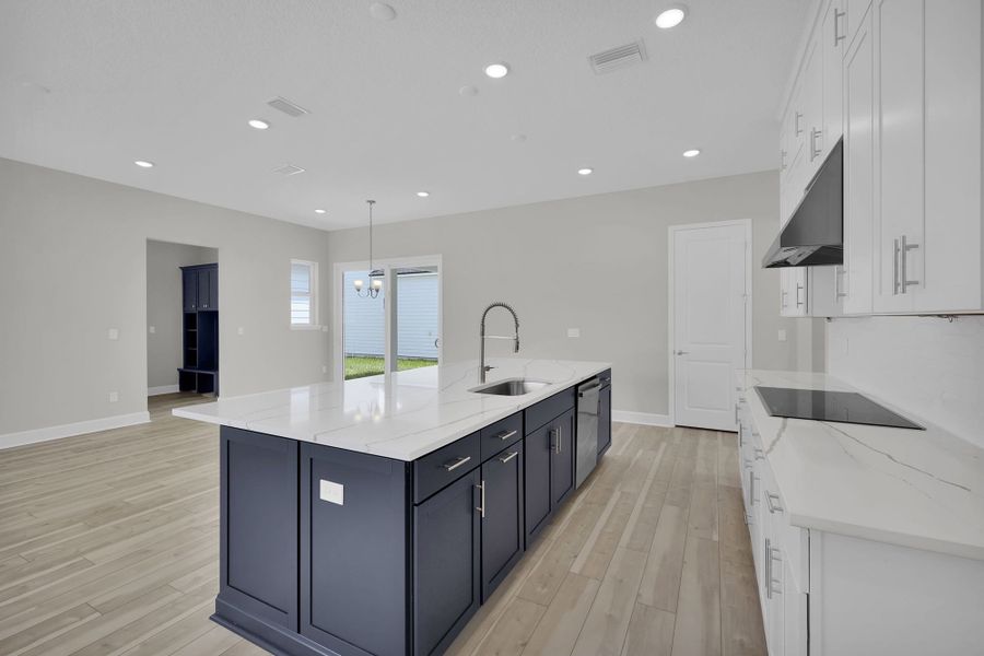 Representative furnished interior of a home built from the The Salt by Providence Homes (Florida) in Seabrook Village at Seabrook, Nocatee (Image 5).