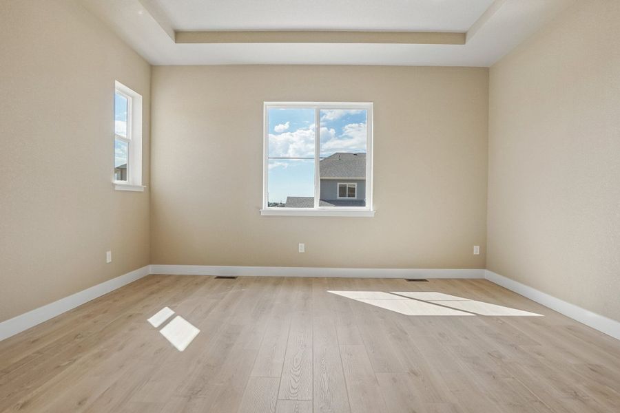 Spacious, unfurnished interior of a new home in Jackson Creek North, Monument (Image 46).