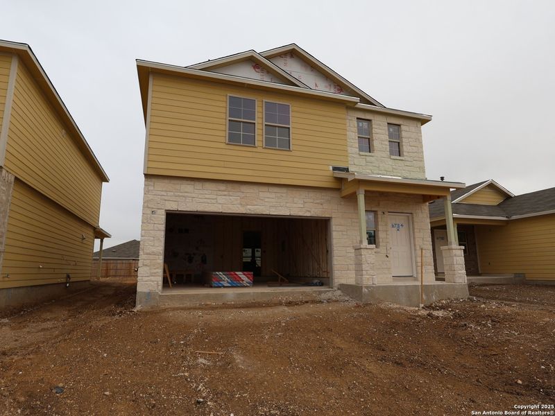 In-progress construction of a new home in Winding Brook, San Antonio, TX (Image 36).
