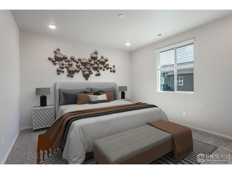 Furnished interior view inside a new home in , Windsor (Image 12). Furnished interior view inside a new home in , Windsor (Image 12).