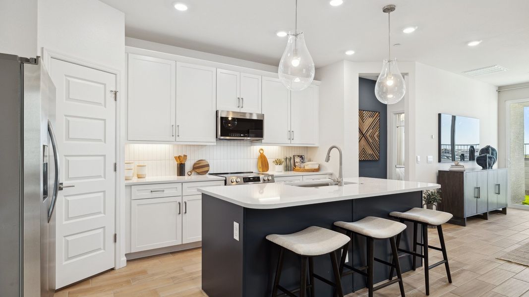 Furnished interior view inside a new home in The Buttes at Mystic, Peoria (Image 11).