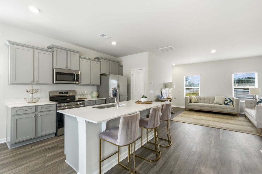 Representative furnished interior of a home built from the Aspen 3 Exterior by McGuinn Homes in Liberty Village, Hinesville (Image 9).
