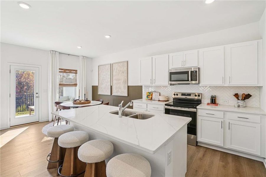 Furnished interior view inside a new home in Leydenview, Mableton (Image 13).