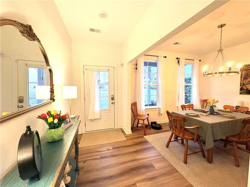 Furnished interior view inside a new home in , Toccoa (Image 15).