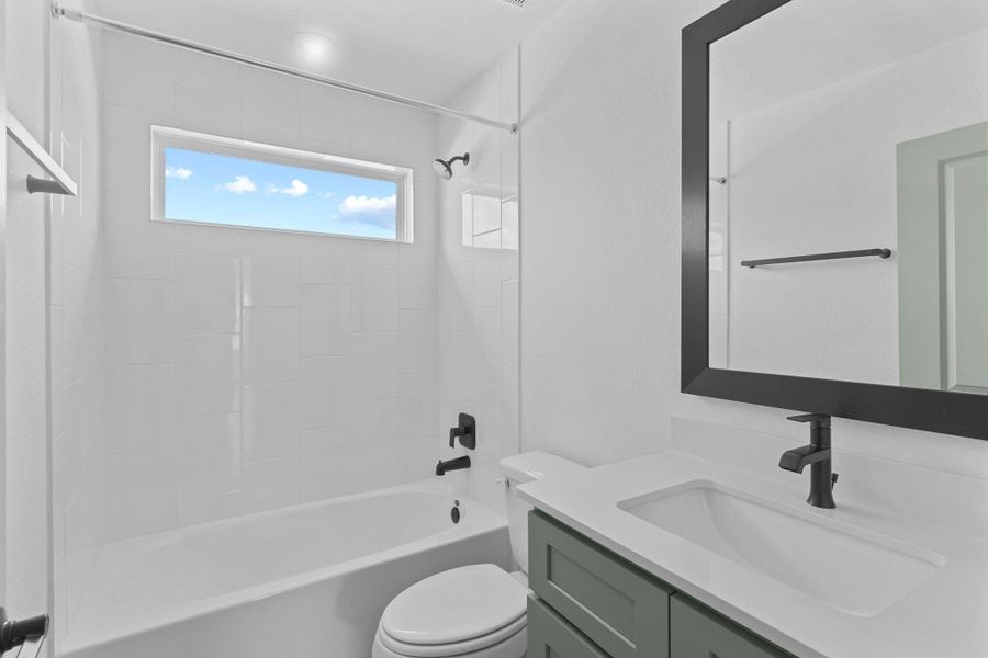 Furnished interior view inside a new home in Westland Ranch 50' Homesites, League City (Image 6).