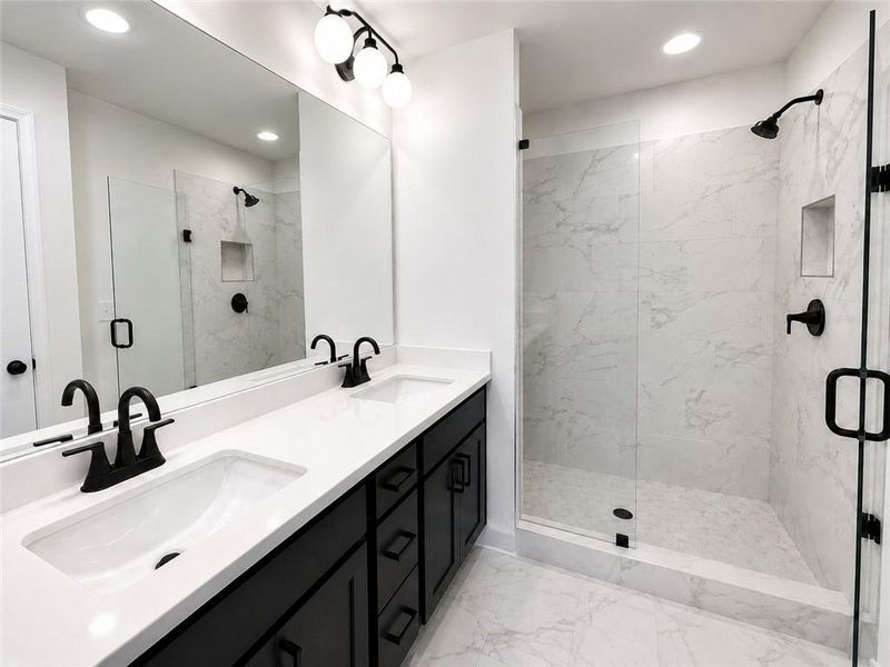 Furnished interior view inside a new home in Townes at South Main, Kennesaw (Image 16).