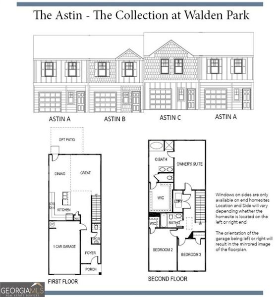 2D floor plan layout of this home in , Jonesboro, GA (Image 3).