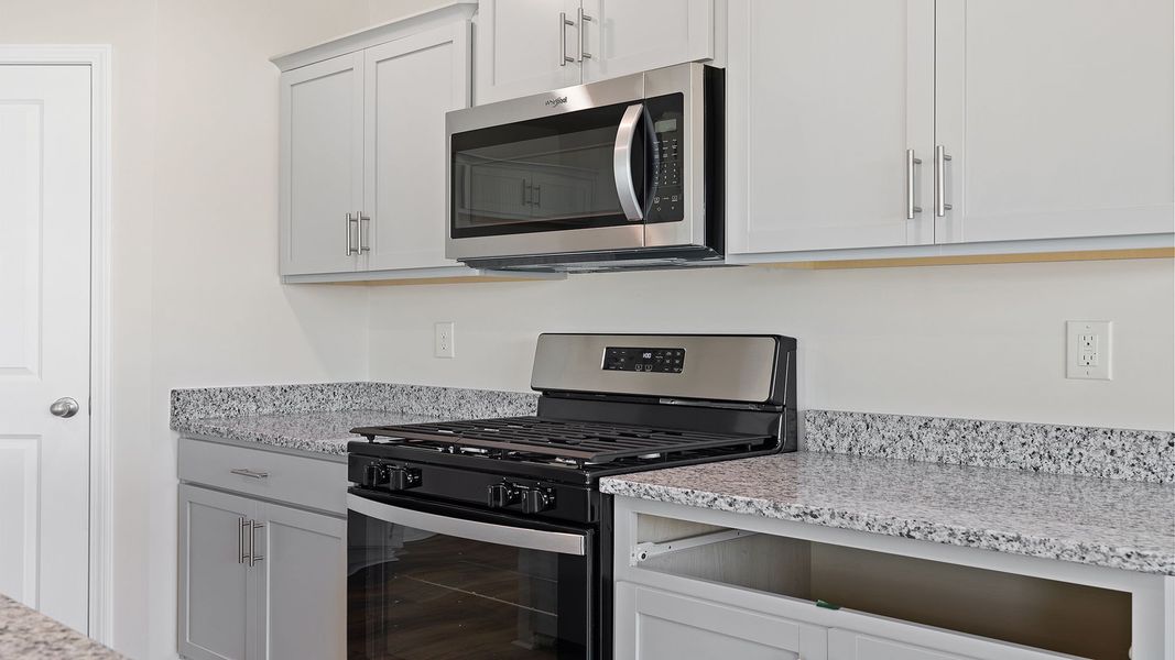Furnished interior view inside a new home in Cloverdale Hills, Piedmont (Image 8). Furnished interior view inside a new home in Cloverdale Hills, Piedmont (Image 8).