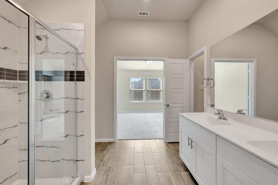 Furnished interior view inside a new home in Forest Park, Princeton (Image 17). Furnished interior view inside a new home in Forest Park, Princeton (Image 17).