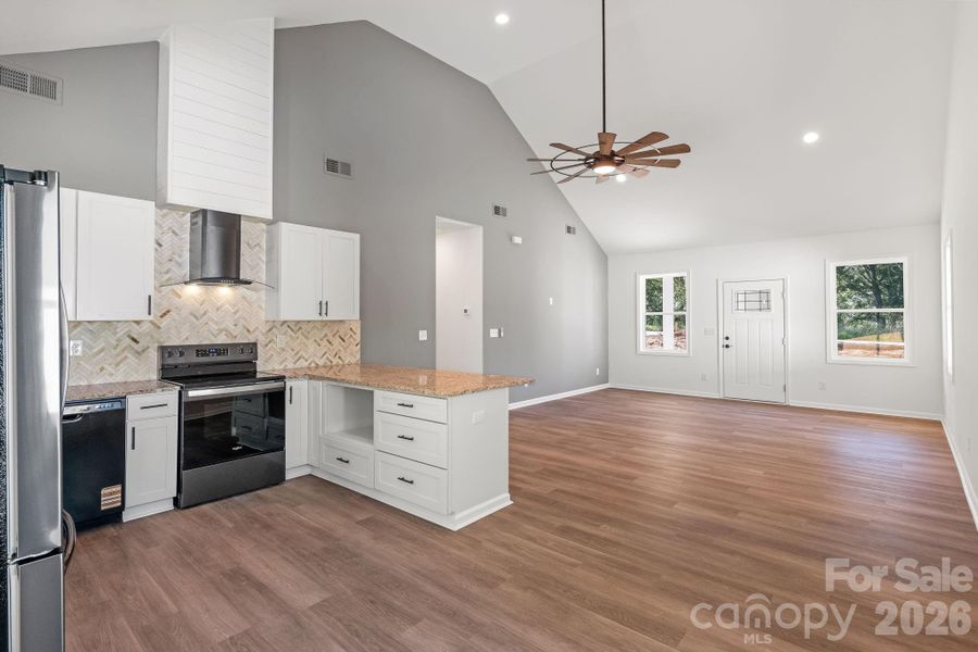 Furnished interior view inside a new home in , Cherryville (Image 12).
