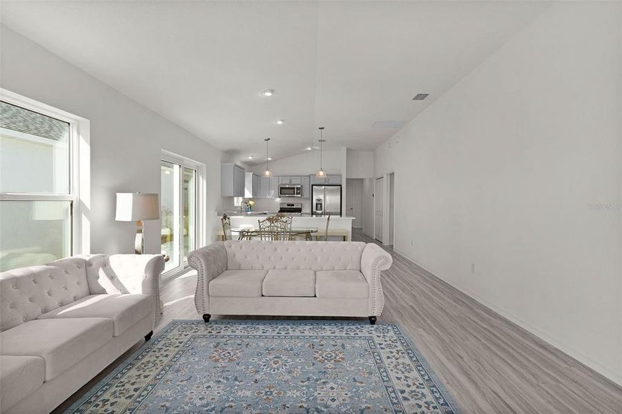 Furnished interior view inside a new home in , The Villages (Image 15). Furnished interior view inside a new home in , The Villages (Image 15).