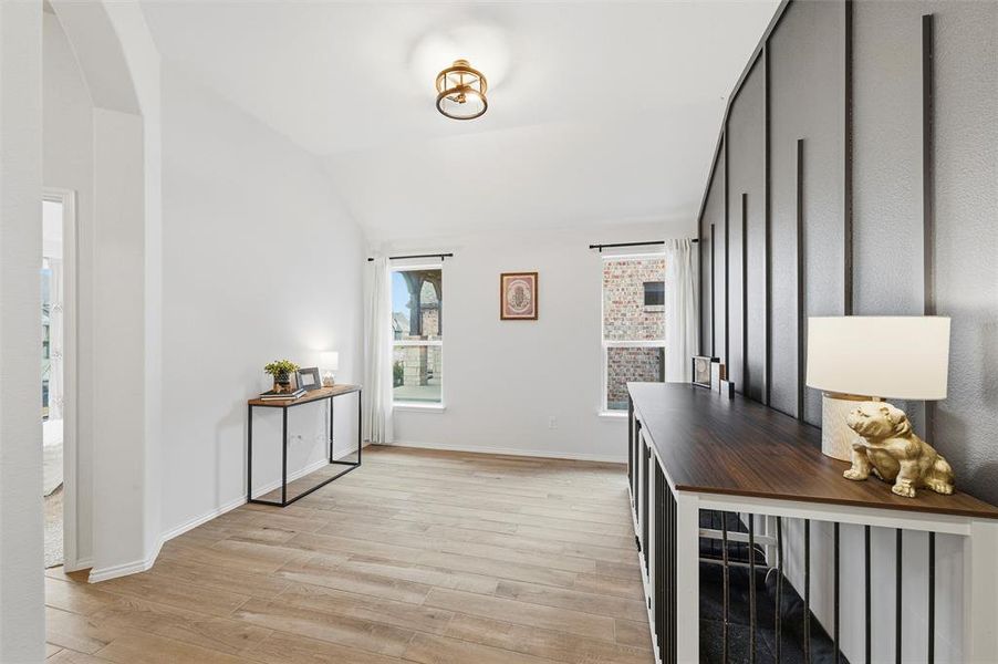 Furnished interior view inside a new home in Silo Mills - Select Series, Joshua (Image 26).