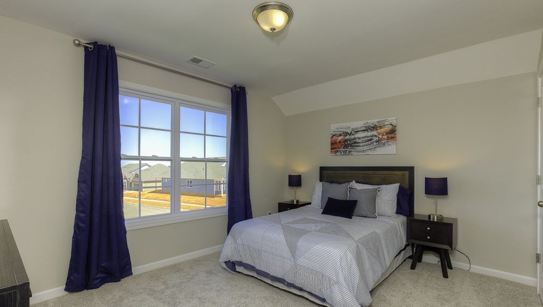 Furnished interior view inside a new home in Reserve at Tap Root Farms, Fletcher (Image 33). Furnished interior view inside a new home in Reserve at Tap Root Farms, Fletcher (Image 33).