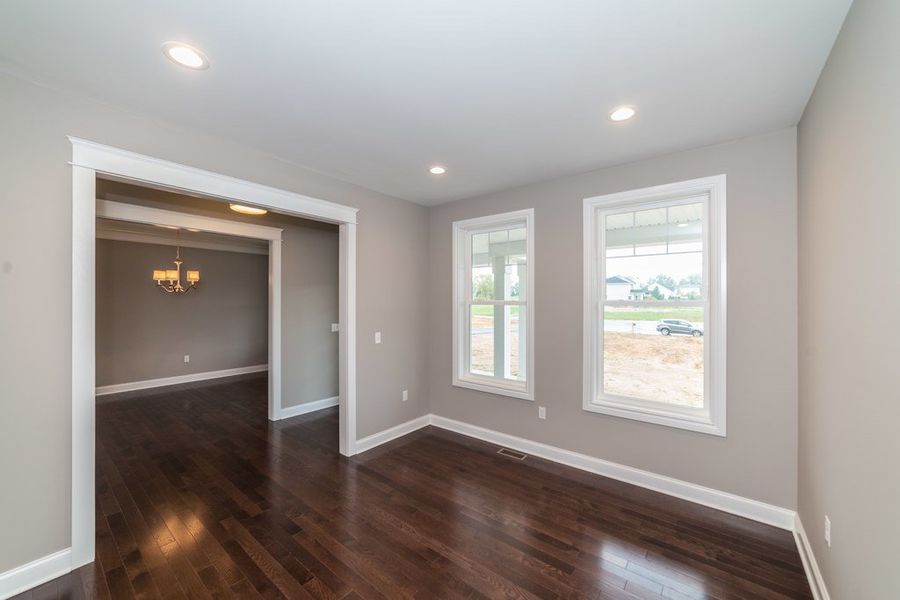 Representative unfurnished interior of a home built from the The Briarhaven III by Norfolk Homes in Coronado Estates, Jackson (Image 25).