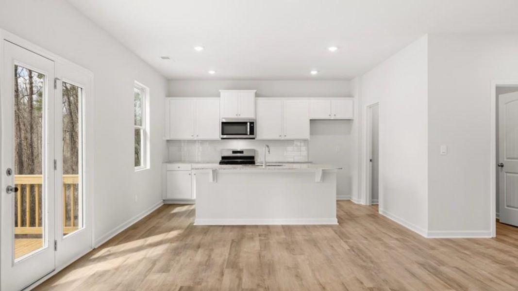Furnished interior view inside a new home in South Wind, Union City (Image 7).