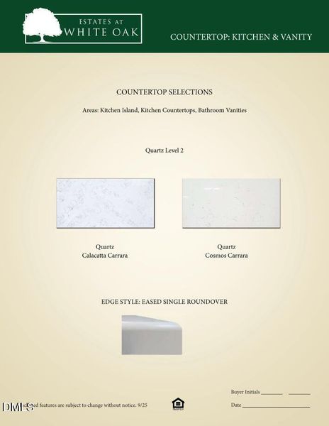 Options Counter Tops Kitchen & Vanity