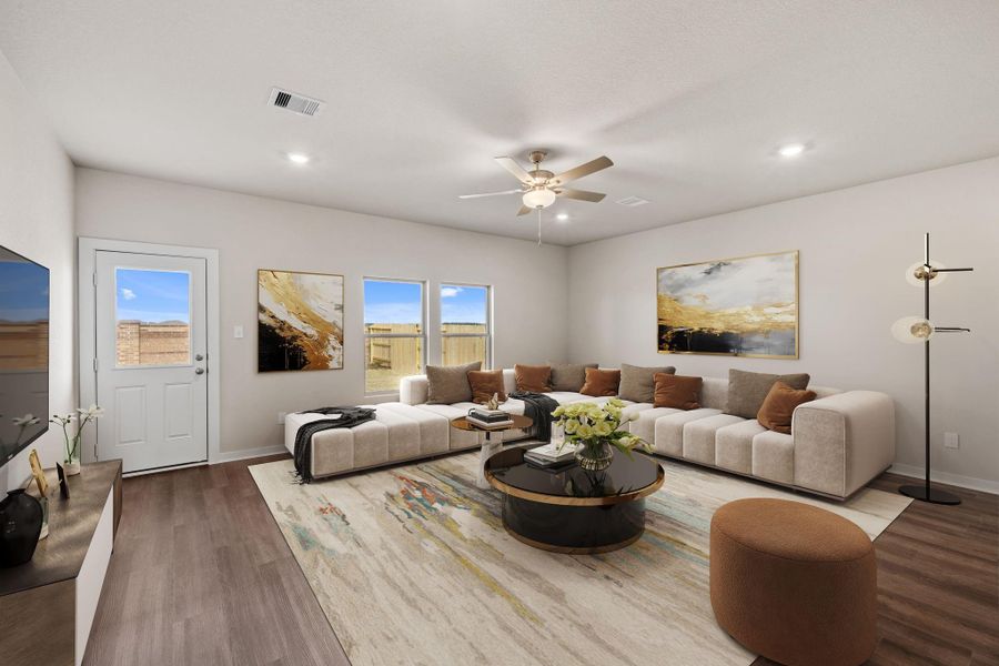 Furnished interior view inside a new home in Cypress Green, Hockley (Image 10).