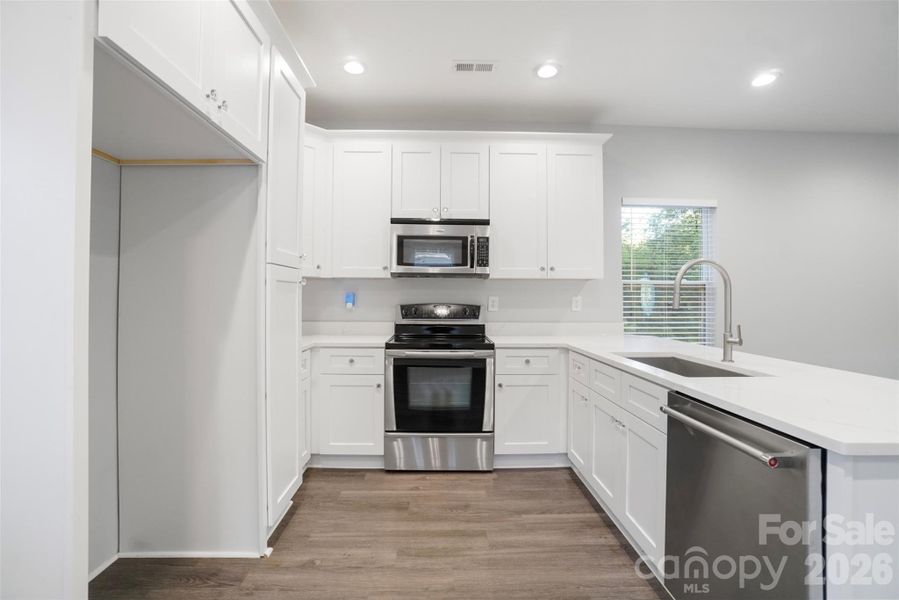 Furnished interior view inside a new home in , Charlotte (Image 8).
