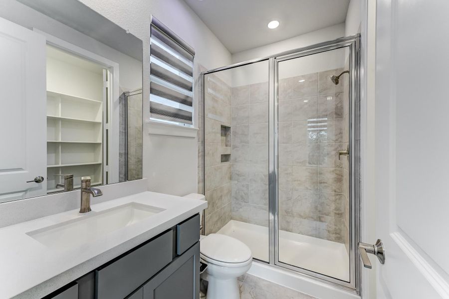 Furnished interior view inside a new home in , Cypress (Image 7).