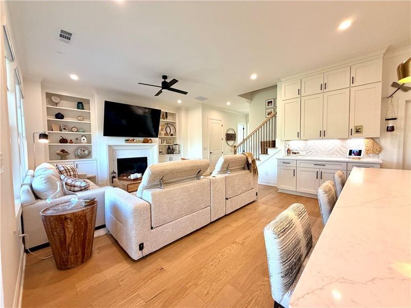 Furnished interior view inside a new home in , Canton (Image 16). Furnished interior view inside a new home in , Canton (Image 16).