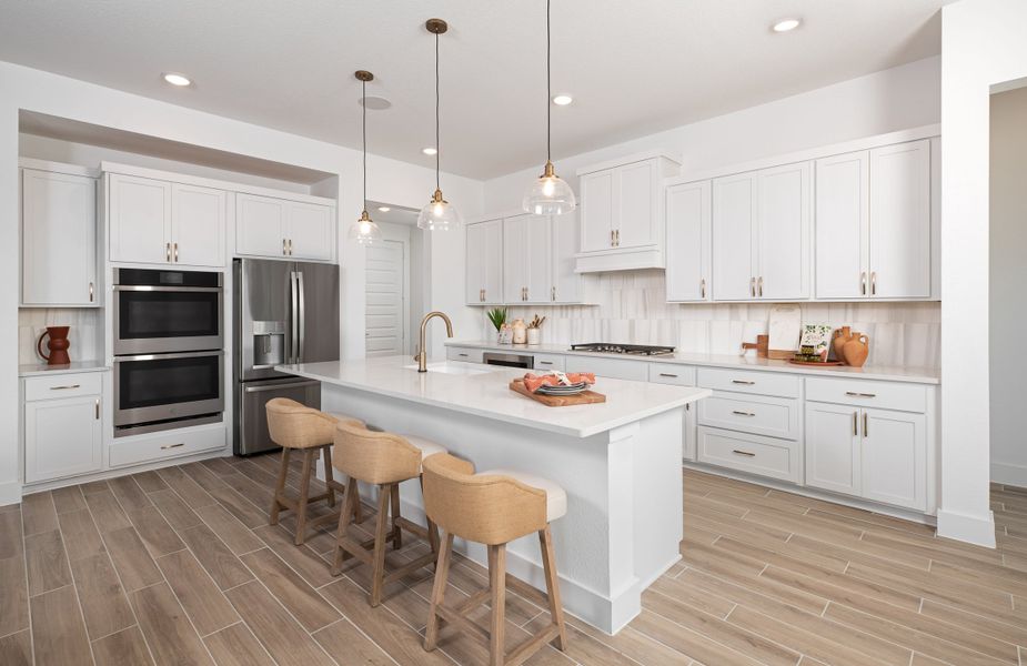 Representative furnished interior of a home built from the Logan by Tri Pointe Homes in Bridgewater, Midlothian (Image 11).